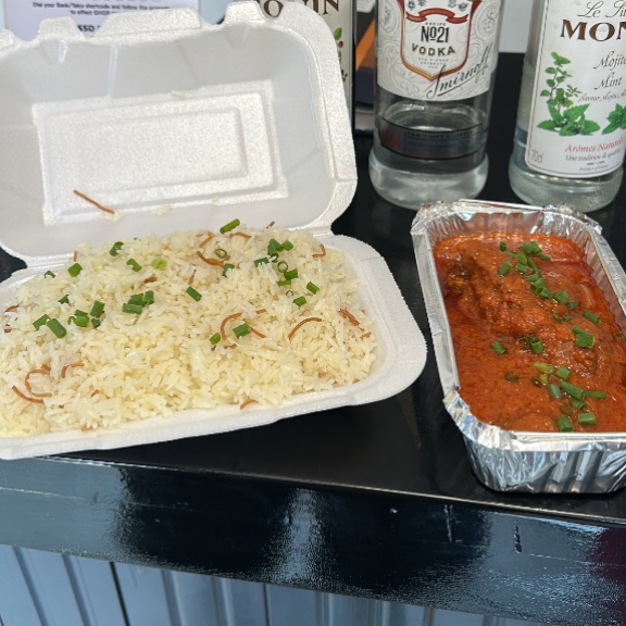 Vermicelli Rice with GoatMeat Stew